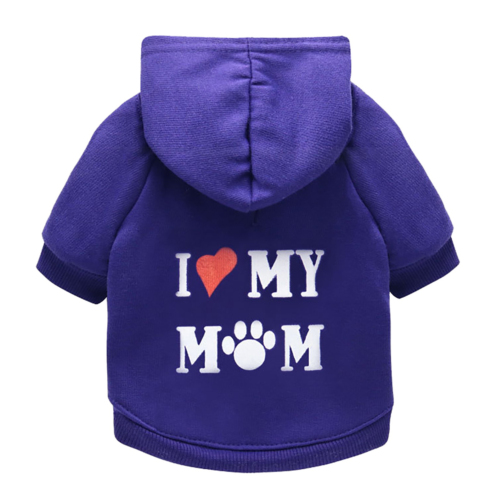 thumbnail image 2 of Camiseta de algodón para mascotas - Sudadera con capucha, cuello redondo y para todas las estaciones - Ropa con estilo para perros pequeños y cachorros, 2 of 2